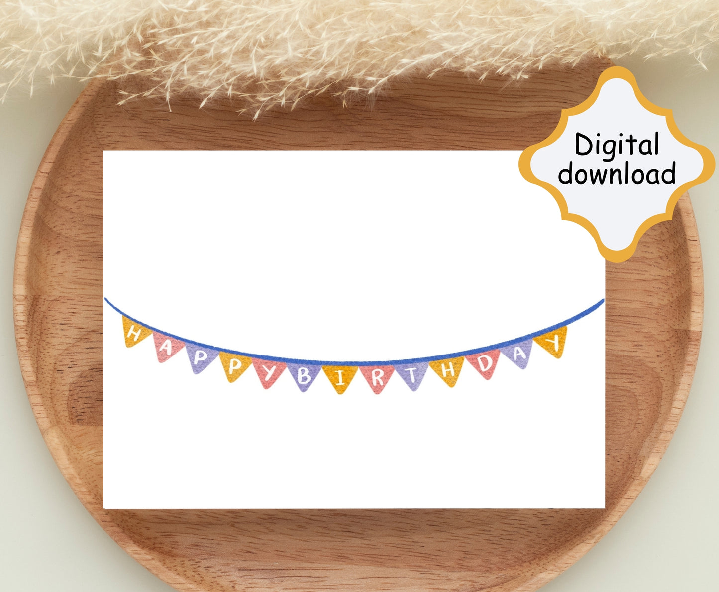 Printable Birthday Card 7x5