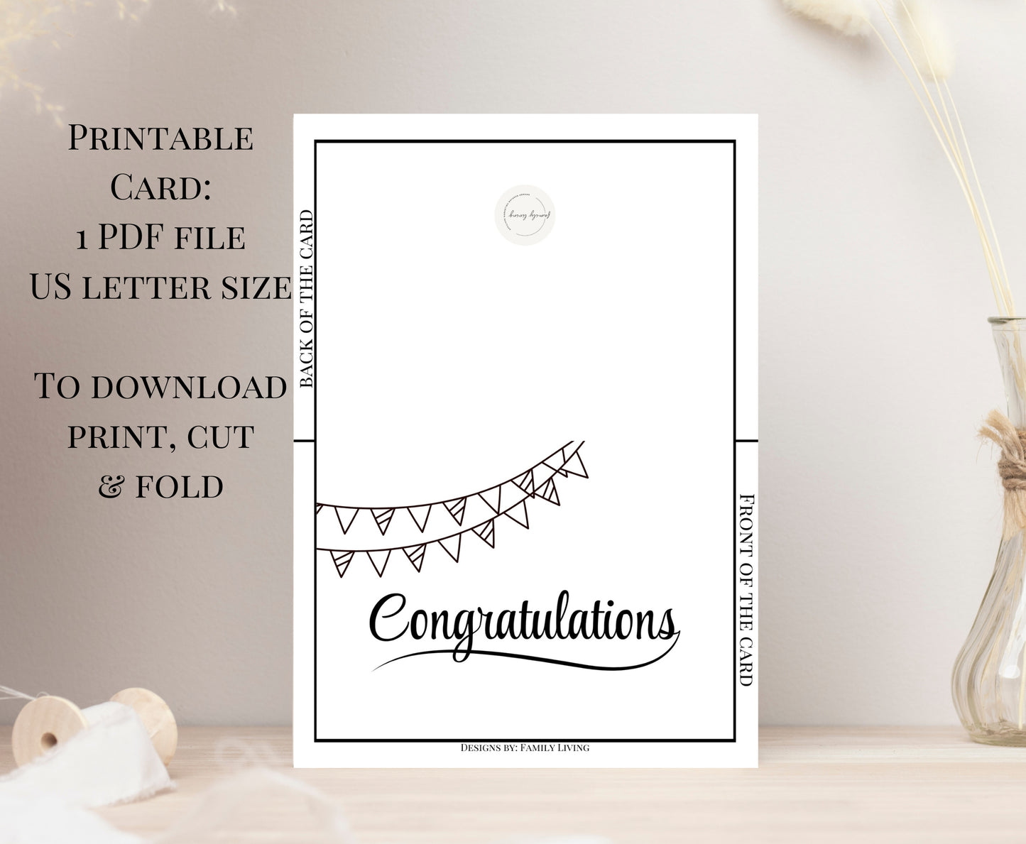 Printable Cards 7 x 5